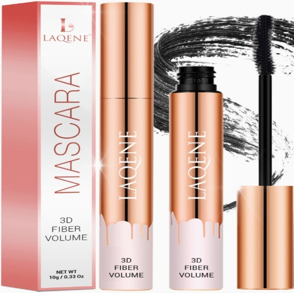 LAQENE Mascara -3D Fiber Volume Nourishing Shotime Black